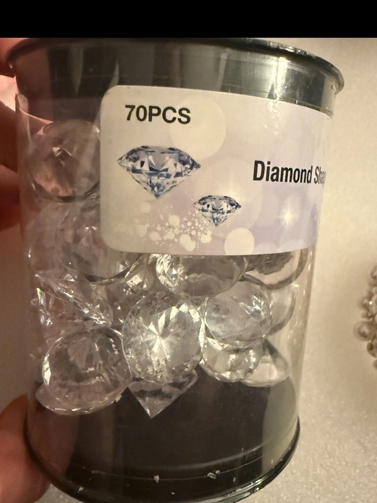 Other - 70 PCS Clear Acrylic Diamonds – Table Scatter & Vase Filler Decor
